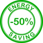 -50% energy consumption